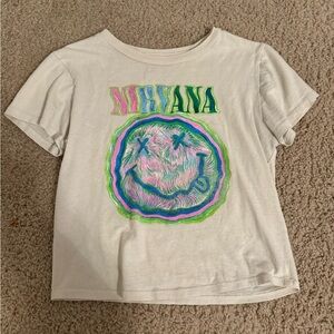 Nirvana White Kids T-Shirt